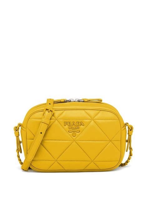 prada shoulder bag yellow|Prada shoulder cross body bag.